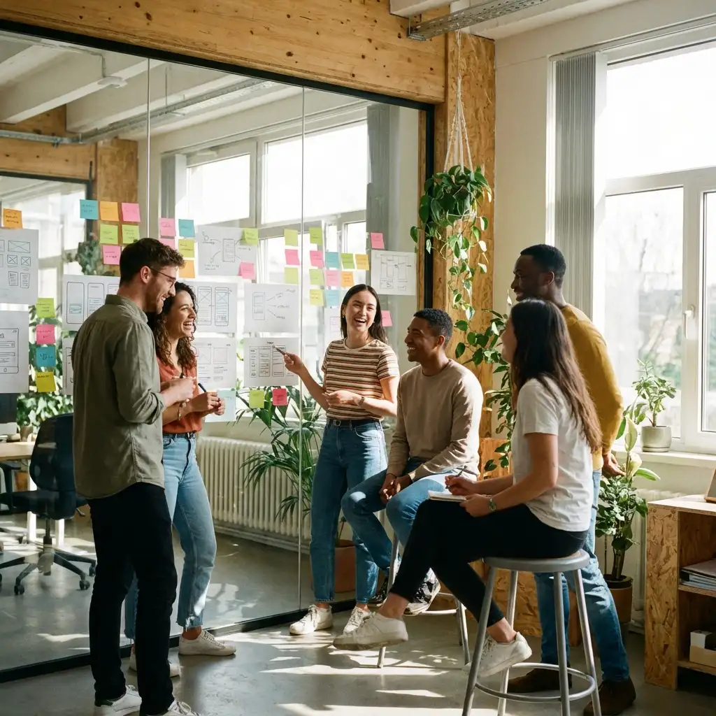 Modern web development workspace